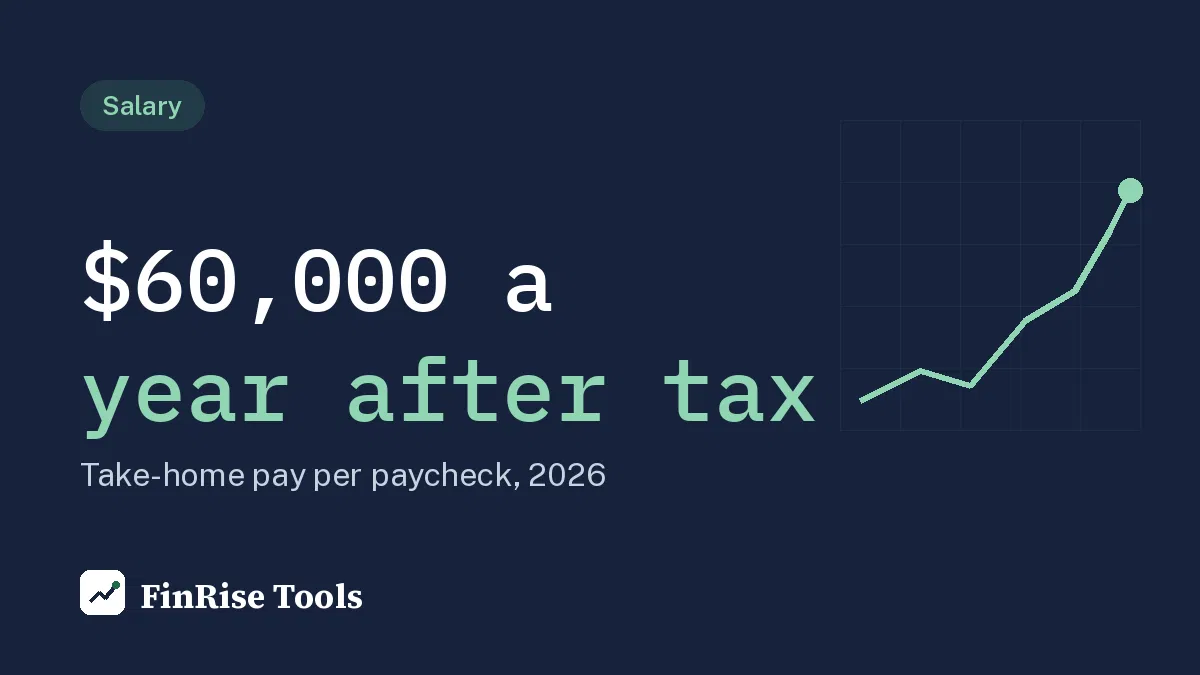 $60,000 a year after taxes guide